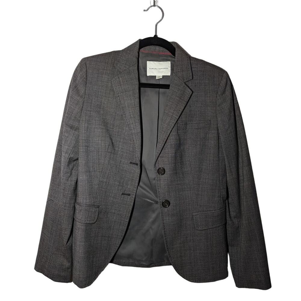 Banana Republic Stretch Grey Blazer